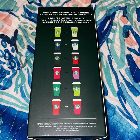 Starbucks reusable Hot cups- color changing- new - Picture 2 of 3